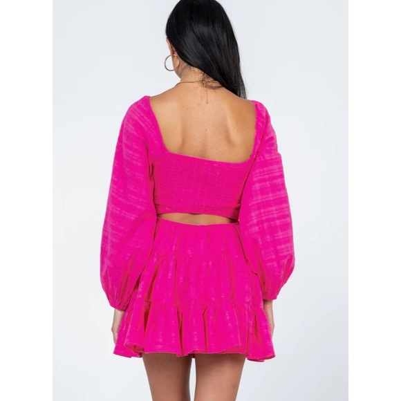 RARE! NEW! Princess Polly Campbell Mini Dress in Pink - Picture 2 of 10